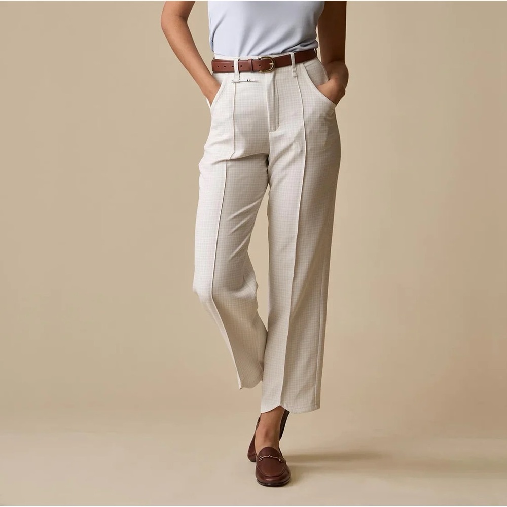 A. Putnam Tulip Pants in Silver Birch Check Print